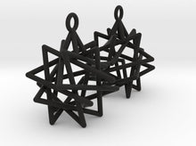 Load image into Gallery viewer, Tetrahedron Compound Earrings (Nylon)