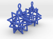Load image into Gallery viewer, Tetrahedron Compound Earrings (Nylon)