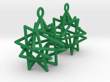 Load image into Gallery viewer, Tetrahedron Compound Earrings (Nylon)