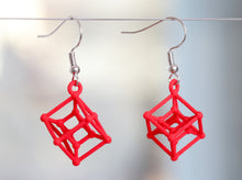 Load image into Gallery viewer, Hypercube Earrings (Nylon)