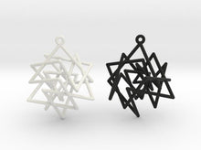 Load image into Gallery viewer, Knight&#39;s Tour Cube Earrings (Nylon)
