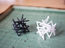 Load image into Gallery viewer, Knight's Tour Cube Earrings (Nylon)