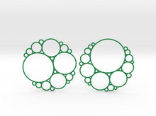 Load image into Gallery viewer, Bubbly Apollonian Earrings (Nylon)