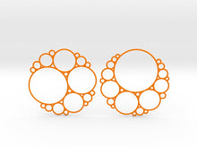 Load image into Gallery viewer, Bubbly Apollonian Earrings (Nylon)