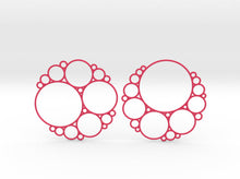 Load image into Gallery viewer, Bubbly Apollonian Earrings (Nylon)