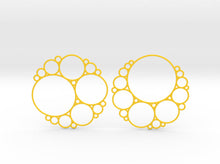 Load image into Gallery viewer, Bubbly Apollonian Earrings (Nylon)