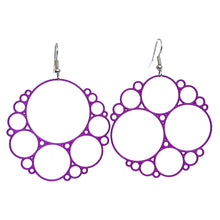 Load image into Gallery viewer, Bubbly Apollonian Earrings (Nylon)
