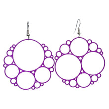 Load image into Gallery viewer, Bubbly Apollonian Earrings (Nylon)