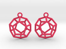 Load image into Gallery viewer, Dodecahedron Earrings (Nylon)