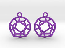 Load image into Gallery viewer, Dodecahedron Earrings (Nylon)
