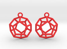 Load image into Gallery viewer, Dodecahedron Earrings (Nylon)