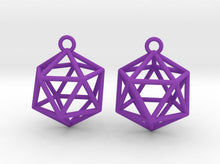 Load image into Gallery viewer, Icosahedron Earrings (Nylon)
