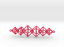Load image into Gallery viewer, Interlocking Octahedron Necklace (Nylon)