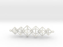Load image into Gallery viewer, Interlocking Octahedron Necklace (Nylon)