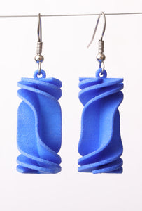 Cubic Rotini Earrings (Nylon)