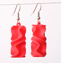 Load image into Gallery viewer, Sinusoidal Rotini Earrings (Nylon)