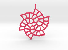 Load image into Gallery viewer, Fibonacci Snowflake Pendant (Nylon)