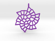 Load image into Gallery viewer, Fibonacci Snowflake Pendant (Nylon)