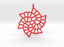 Load image into Gallery viewer, Fibonacci Snowflake Pendant (Nylon)
