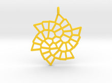 Load image into Gallery viewer, Fibonacci Snowflake Pendant (Nylon)