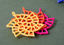 Load image into Gallery viewer, Fibonacci Snowflake Pendant (Nylon)