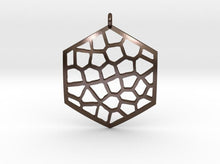 Load image into Gallery viewer, Honeycomb Pendant (Steel) - Hanusa Design
