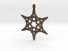 Load image into Gallery viewer, Hex Star Pendant (Steel) - Hanusa Design