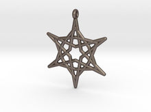 Load image into Gallery viewer, Hex Star Pendant (Steel) - Hanusa Design
