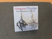 Load image into Gallery viewer, Knight's Tour Cube Earrings (Metal)
