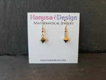 Load image into Gallery viewer, Mini polyhedron earrings
