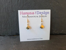 Load image into Gallery viewer, Mini polyhedron earrings
