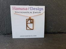 Load image into Gallery viewer, Larger Golden Ratio Necklace (Metal)

