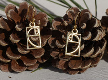 Load image into Gallery viewer, Tiny Golden Ratio Earrings (Metal)
