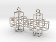 Load image into Gallery viewer, 3D Plus Earrings (Metal)
