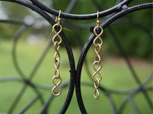 Load image into Gallery viewer, Infinity Chain Earrings (Metal) - Hanusa Design
