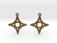 Load image into Gallery viewer, Diamond Star Earrings (Metal)
