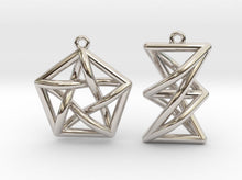 Load image into Gallery viewer, Forbidden Subgraph Earrings (Metal)
