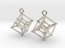 Load image into Gallery viewer, Hypercube Earrings (Metal)
