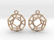 Load image into Gallery viewer, Dodecahedron Earrings (Metal)
