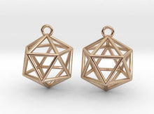 Load image into Gallery viewer, Icosahedron Earrings (Metal)
