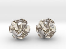 Load image into Gallery viewer, Gyroid Earrings (Metal)
