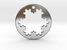 Load image into Gallery viewer, Koch Snowflake Necklace (Metal)
