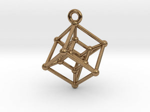 Hypercube Necklace (Metal)
