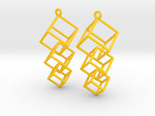 Load image into Gallery viewer, Dangling Cubes Earrings (Nylon)
