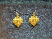 Load image into Gallery viewer, Koch Tetrahedron Earrings (Nylon)
