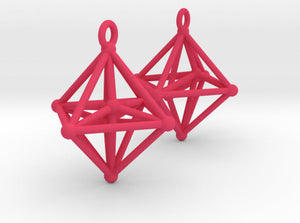 Hyperoctohedron Earrings (Nylon)