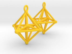 Hyperoctohedron Earrings (Nylon)
