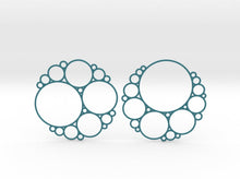 Load image into Gallery viewer, Bubbly Apollonian Earrings (Nylon)
