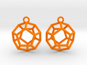 Dodecahedron Earrings (Nylon)