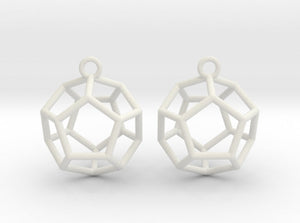 Dodecahedron Earrings (Nylon)
